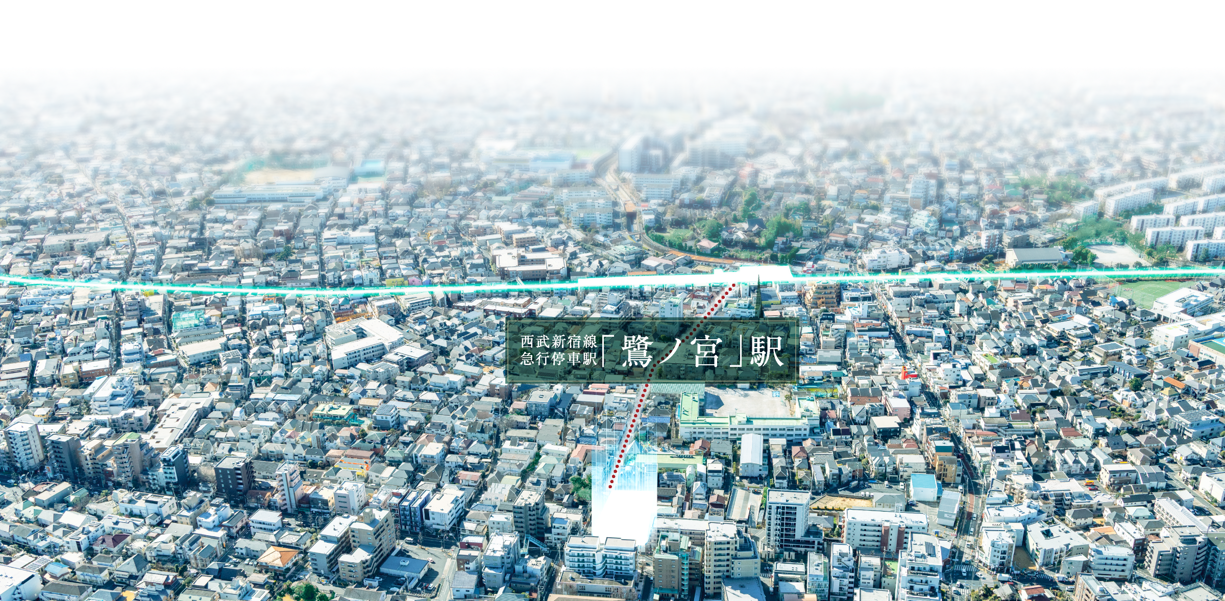 現地周辺航空写真