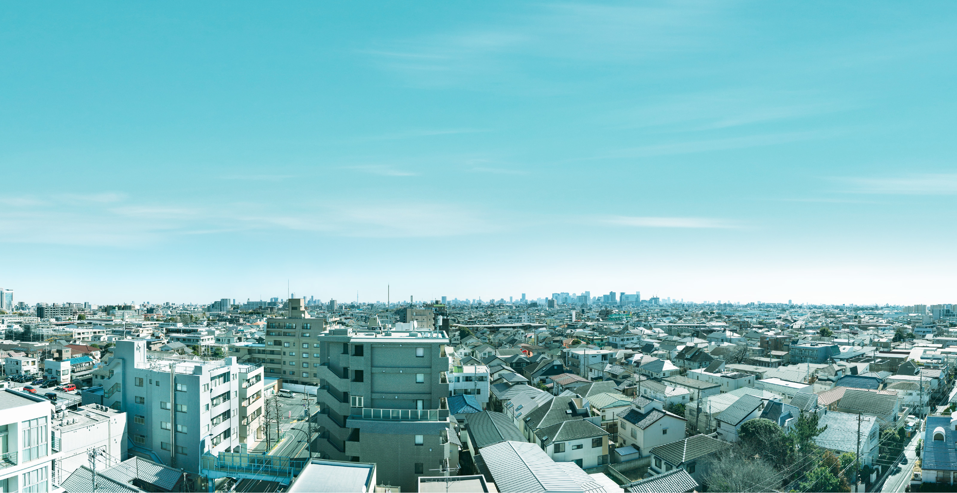 眺望写真（現地9階相当の高さより撮影）